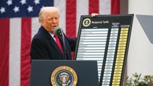 Trump anuncia tarifas pesadas e o mercado global responde com cautela